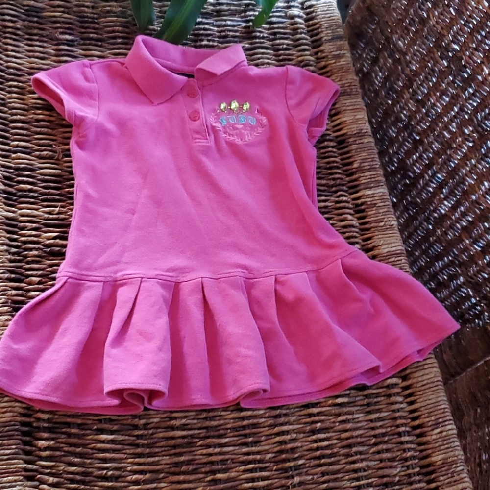 FUBU 💗👗 Embroidered Polo Tennis Dress Vintage 4T